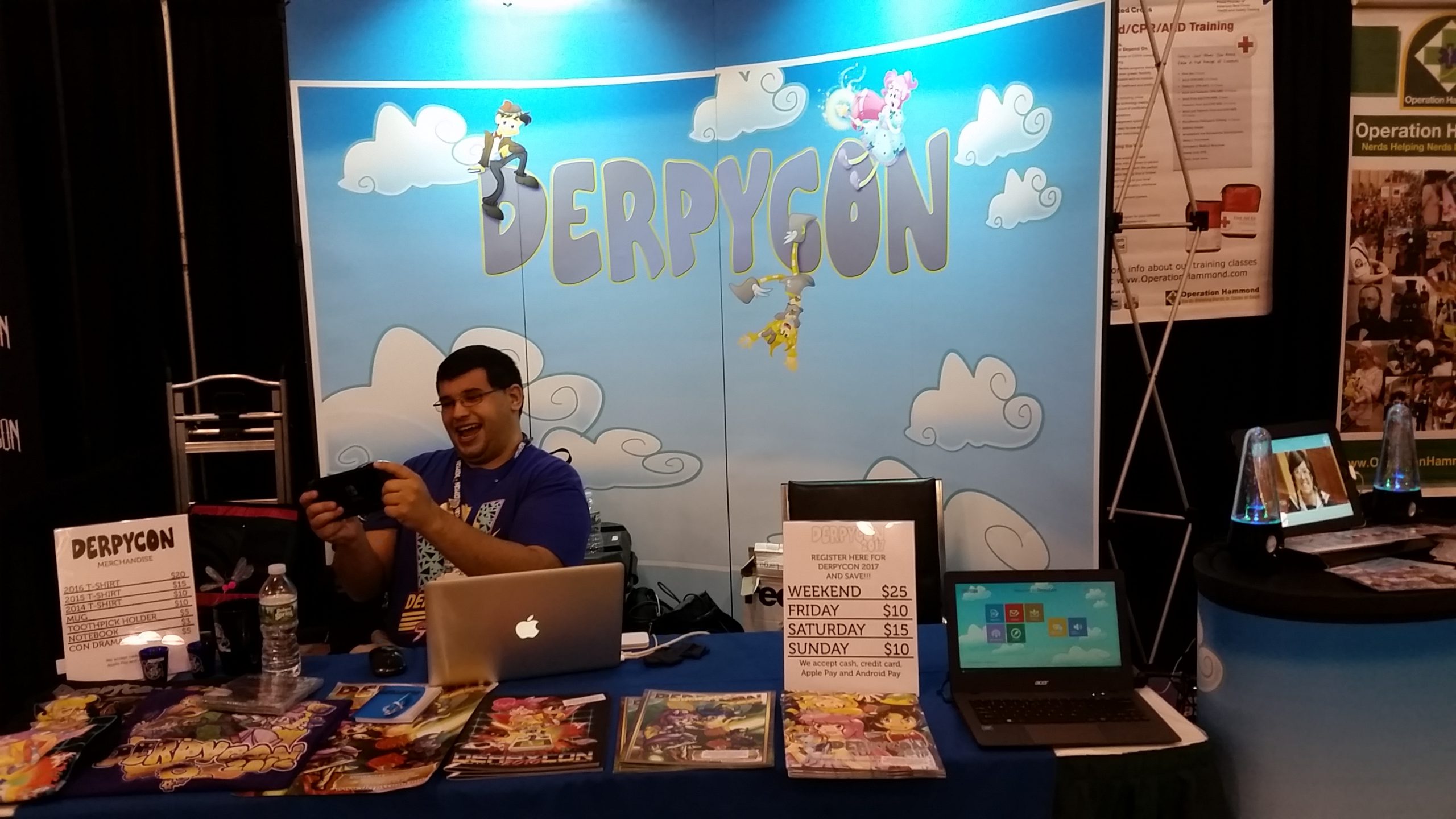 At AnimeNEXT DerpyCon