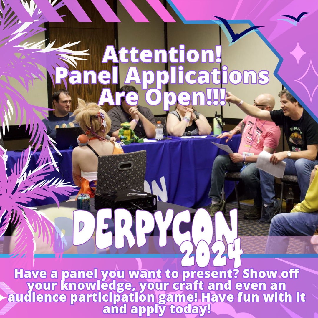 DerpyCon 2024 Panel Applications are Open! | DerpyCon